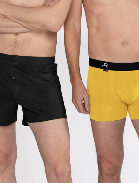 Die Flizzer Unterhosen sind da wo sie hin gehören, am Arsch. Und weil sie nicht nur bequem sondern auch optisch überzeugen, bist du für jede Situation gewappnet. Immer und überall. Überzeuge dich selbst mit einer Trunk oder Boxershorts.